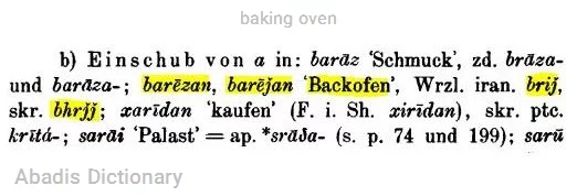 baking oven